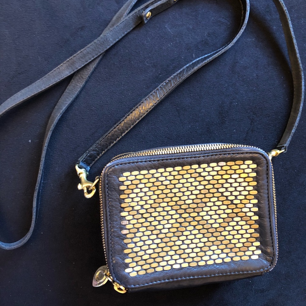 Calleen Cordero Black/Gold Purse